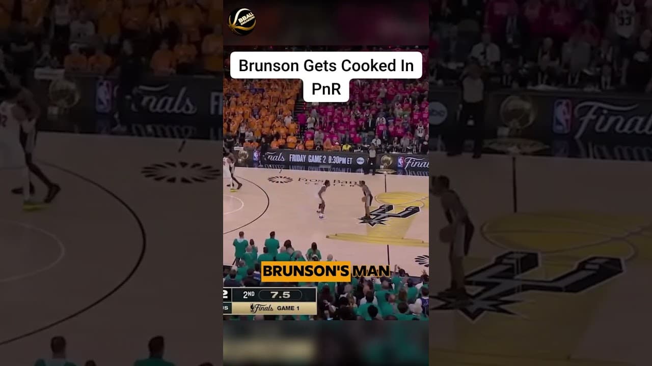 How the Spurs Exploited Brunson's Hedge to Blow Up the Knicks Defense