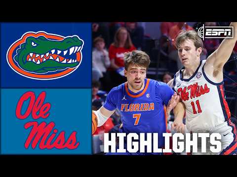 SEC DOMINATION 🔥 Florida Gators vs. Ole Miss Rebels | Full Game Highlights | ESPN College Basketball
