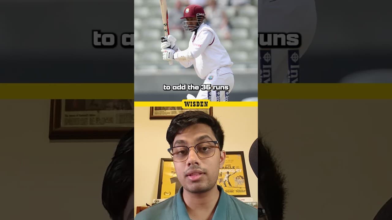Denesh Ramdin did it first 📝  #cricket