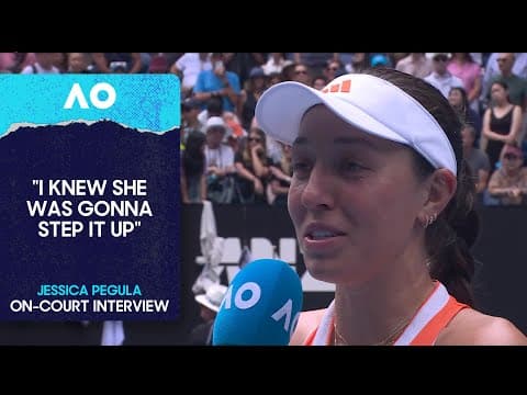 Jessica Pegula On-Court Interview | Australian Open 2026 Quarterfinal