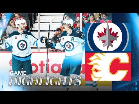 Calgary Flames vs. Winnipeg Jets - Game Highlights