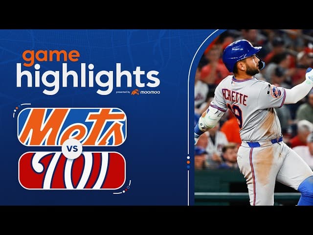 Mets vs. Nationals Game Highlights (5/18/26) | MLB Highlights