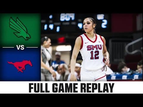 North Texas vs. SMU Full Game Replay | 2025-26 ACC Women's Basketball