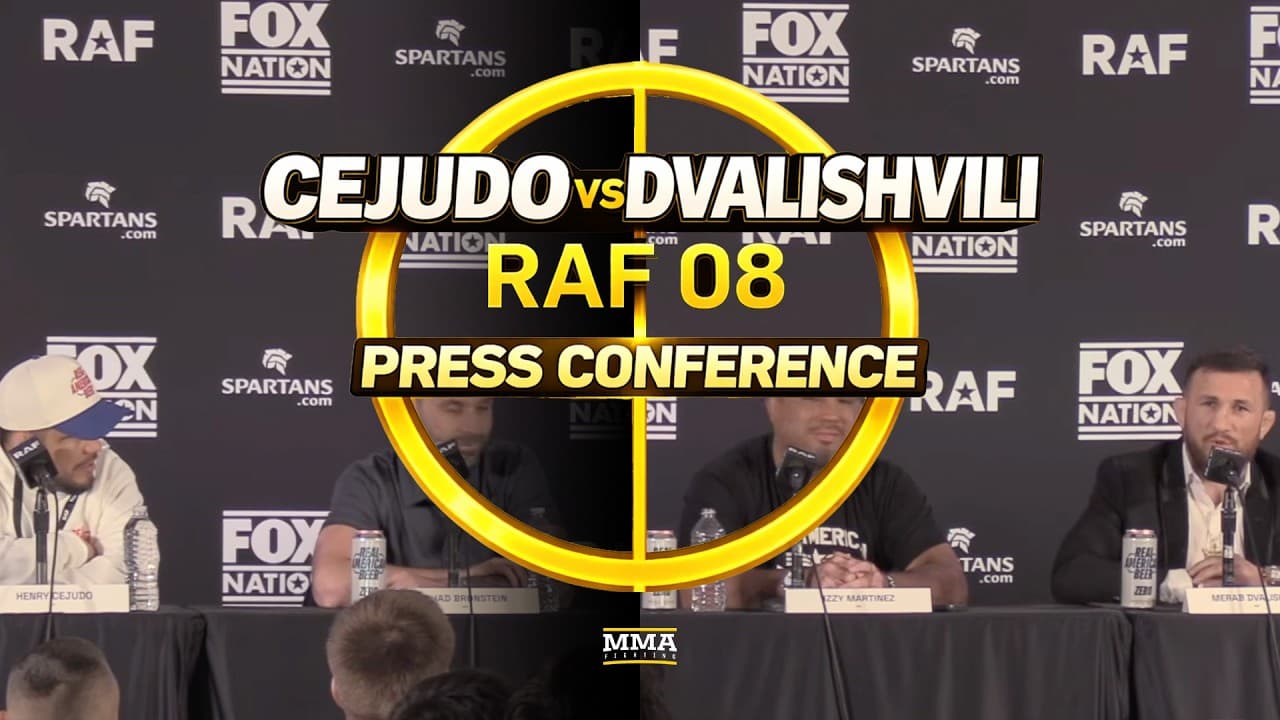 Merab Dvalishvili vs. Henry Cejudo RAF 08 Press Conference | MMA Fighting