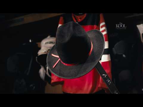 Brenden Dillon's wife Emma reads a letter to her husband