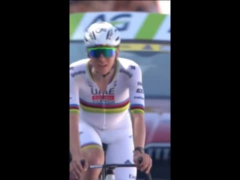 When Tadej Pogacar won took his third Liège–Bastogne–Liège crown 👑🇧🇪