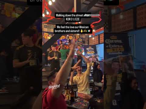The World Cup is bringing Mexico and Korea fans together in the best way 🥹🎉  #GolazoNetwork
