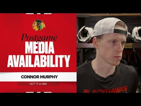 "We didn't stack the odds in our favor." | Connor Murphy Postgame 10.17.25