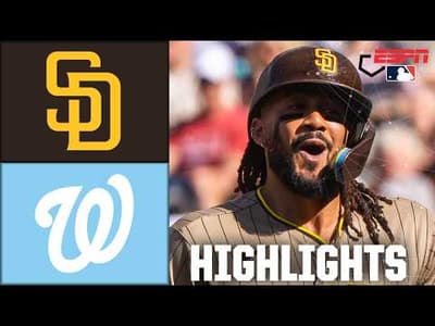 San Diego Padres vs. Washington Nationals | Full Game Highlights | ESPN MLB