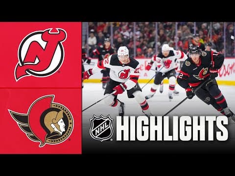 Devils vs. Senators | NHL Highlights | January 31, 2026
