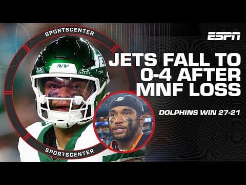'The Jets beat the Jets' - Herm Edwards says turnovers led the Dolphins to MNF win | SportsCenter