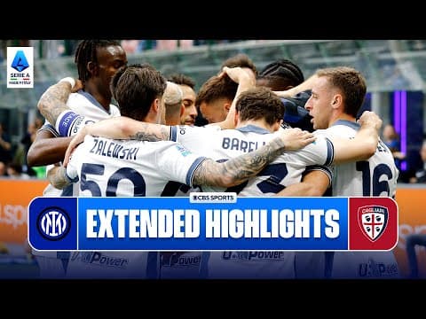 Inter vs. Cagliari: Extended Highlights | Serie A | CBS Sports Golazo