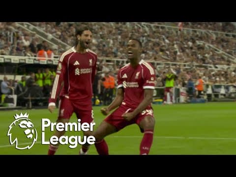 Ryan Gravenberch POWERS Liverpool 1-0 in front of Newcastle | Premier League | NBC Sports