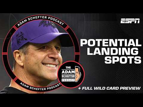 Wild Card Weekend Preview + Harbaugh's Availability Changes Everything | The Adam Schefter Podcast