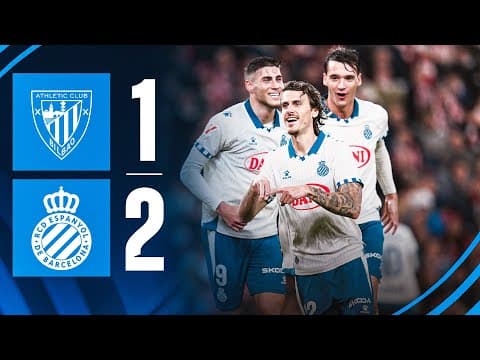 ⚽ RESUM J17 | Athletic Club 1-2 Espanyol | #LaLigaHighlights