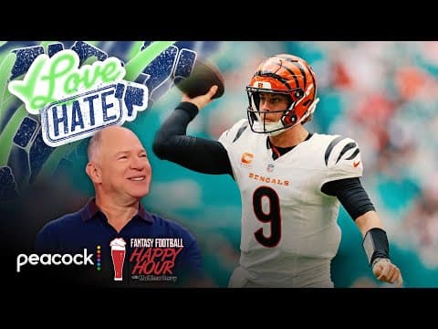 Expect Burrow to light up Cardinals defense in Week 17 | Fantasy Football Happy Hour | NFL on NBC