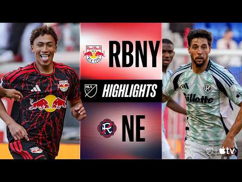 Red Bull New York vs. New England Revolution | Full Match Highlights | TIGHT CONTEST!