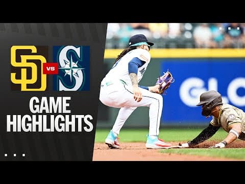 Padres vs. Mariners Game Highlights (8/27/25) | MLB Highlights