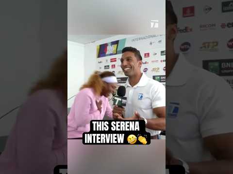 This clip never gets old 💀 #serenawilliams #funny #interview
