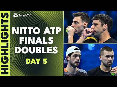 Cash/Glasspool, Granollers/Zeballos,Bolelli,Vavassori FT | Nitto ATP Finals Day 5 Doubles Highlights