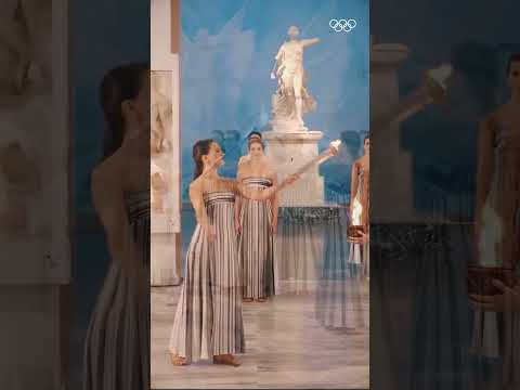 The Olympic flame has been lit! 🔥🤩