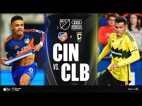 FC Cincinnati vs. Columbus Crew | Hell Is Real Playoffs Showdown! | 2025 Audi MLS Cup Playoffs