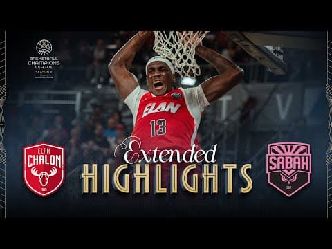 Elan Chalon v BC Sabah | Full Game Highlights | #BasketballCL 2025-26