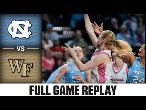North Carolina vs. Wake Forest Full Game Replay | 2025-26 ACC Women's Basketball