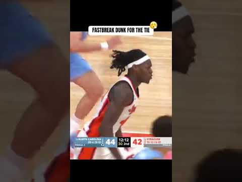 William Kyle III had the Syracuse crowd jumping 🔥