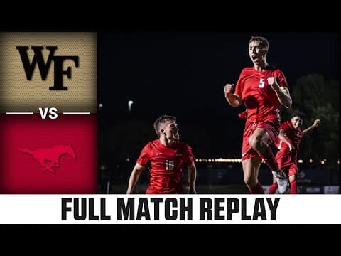 Wake Forest vs. SMU Full Match Replay | 2025 ACC Men's Soccer