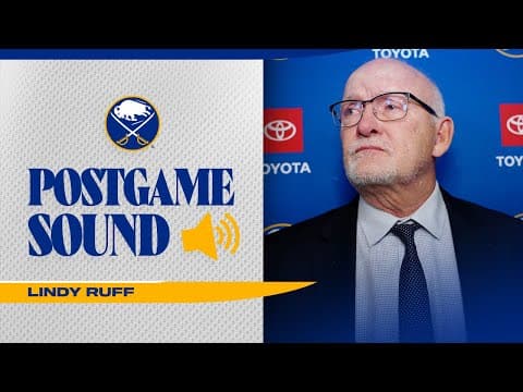 "There's No Excuses" | Lindy Ruff After 6-3 Loss To Colorado Avalanche | Buffalo Sabres