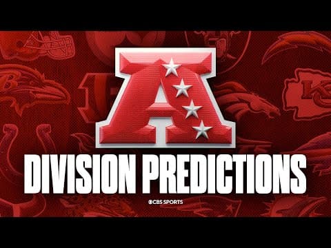 Predicting EVERY AFC Division winner: Ravens complete come back and Chiefs' 10 year reign ends