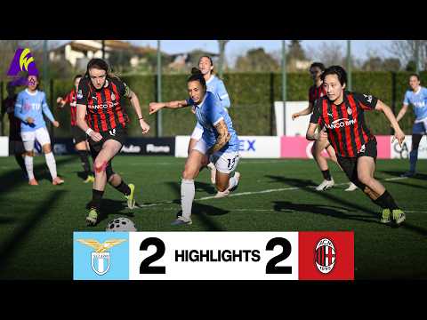 La prima rete di Kamczyk e il gol di Soffia | Lazio-Milan 2-2 | Serie A Women Highlights