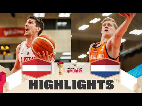Austria 🇦🇹 v Netherlands 🇳🇱 | Highlights | FIBA Basketball World Cup 2027 European Qualifiers