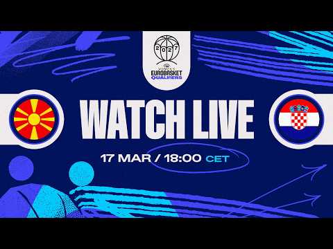 LIVE - North Macedonia v Croatia | FIBA Women's EuroBasket 2027 Qualifiers | First Round
