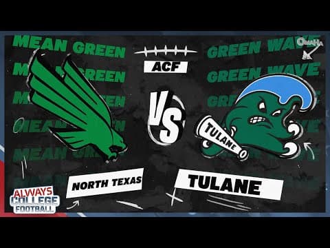 GROUP OF 5 DETERMINATION 🔥 North Texas vs. Tulane AAC Championship | Always College Football