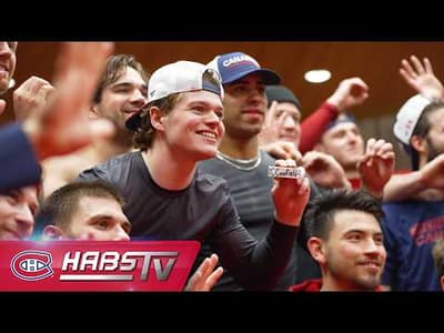 Behind the scenes of Cole Caufield's 50th goal celebrations