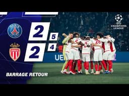 Résumé, PSG 2-2 AS Monaco - Barrages Champions League