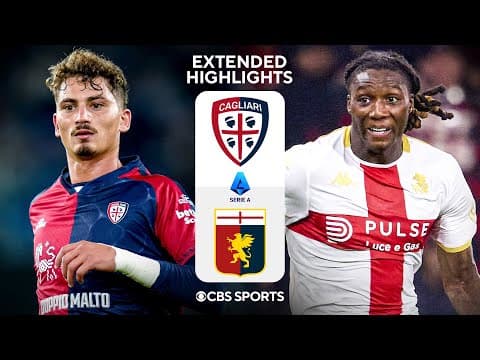 Cagliari vs. Genoa: Extended Highlights | Serie A | CBS Sports Golazo