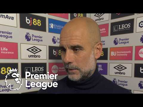 Pep Guardiola reacts to Arsenal winning Premier League title | Premier League | NBC Sports