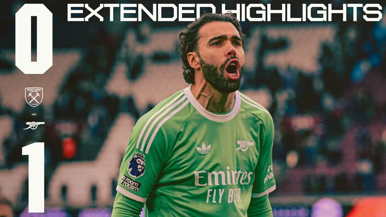EXTENDED HIGHLIGHTS | West Ham United v Arsenal (0-1) | Trossard | Premier League