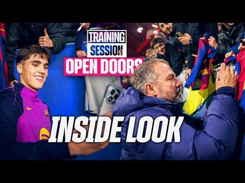 WHAT YOU DIDN’T SEE AT THE OPEN DOORS TRAINING SESSION | FC Barcelona 🔵🔴