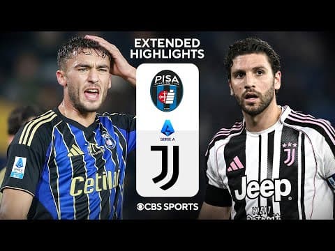 Pisa vs. Juventus: Extended Highlights | Serie A | CBS Sports Golazo