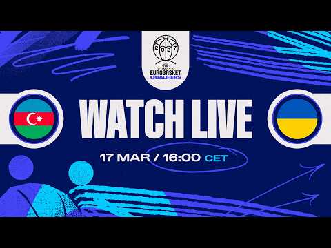 LIVE - Azerbaijan v Ukraine | FIBA Women's EuroBasket 2027 Qualifiers | First Round