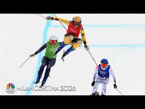 POV: Sandra Naslund's bronze medal women's ski cross final run | Winter Olympics 2026 | NBC Sports