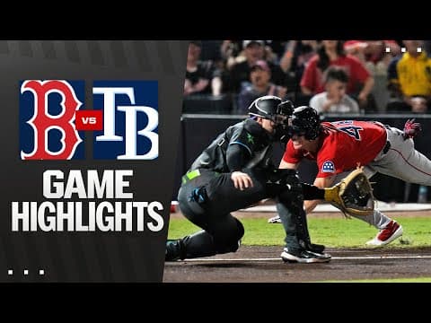 Red Sox vs. Rays Game Highlights (9/19/25) | MLB Highlights