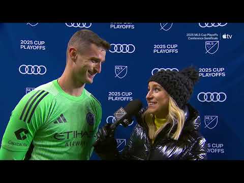 Matt Freese Postgame as NYCFC Advance to Conference Final! | 2025 Audi MLS Cup Playoffs