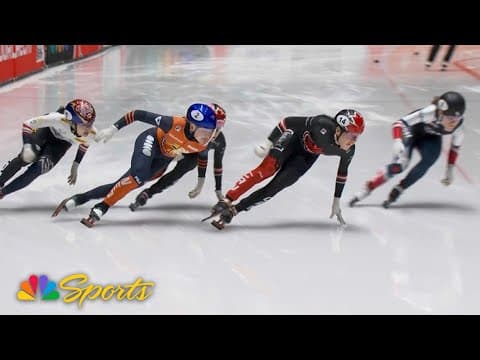 Courtney Sarault, Corinne Stoddard go 1-2 in women's 500m in Dordrecht | NBC Sports