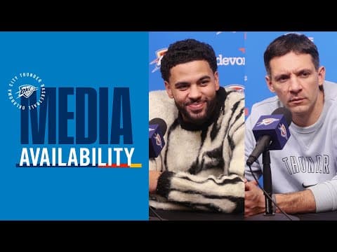 OKC Thunder Full Media Availability | Post Game at Utah Jazz | November 21, 2025