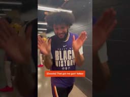 "Aye, shout out to the bench though." 🗣️ WIN CAM #shorts | Phoenix Suns